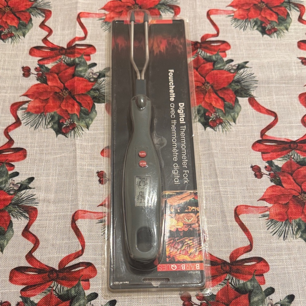 Digital Thermometer Fork - Black